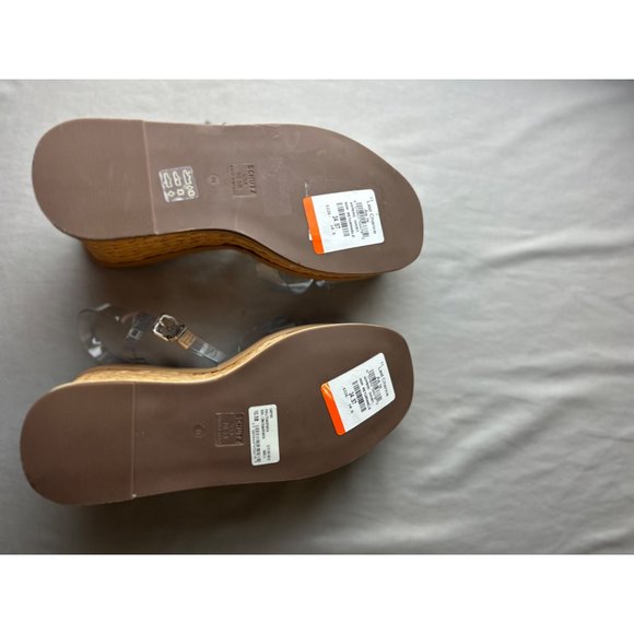 Schutz Cayne Wedge Open Toe Sandals Size 10.5B New without Tags - Picture 6 of 8
